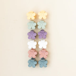 Pistachio | Mini Bloom Claw Clip Set - Eliza Cate and Co