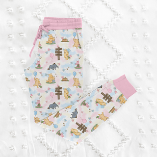 Bamboo Cozy Joggers (Adult) | Hundred Acre Wood *PREORDER* - Eliza Cate and Co