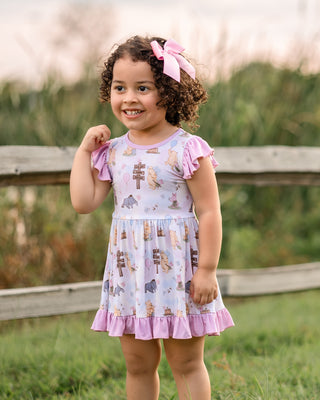 Bamboo Twirl Romper | Hundred Acre Wood *PREORDER* - Eliza Cate and Co