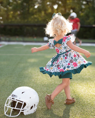 Twirl Tunic Set | Field Goal Floral *PREORDER* - Eliza Cate and Co