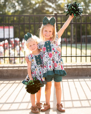 Twirl Tunic Set | Field Goal Floral *PREORDER* - Eliza Cate and Co