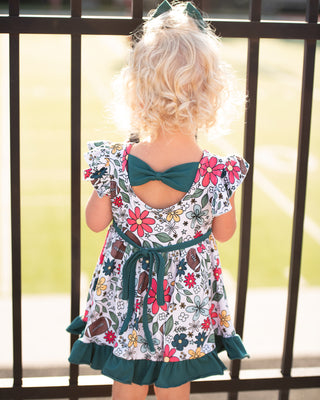 Twirl Tunic Set | Field Goal Floral *PREORDER* - Eliza Cate and Co