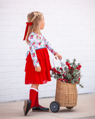 Tiered Twirl | Pink Holly