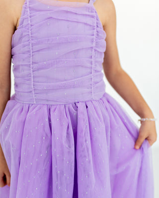 Ballerina Dress | Lavender Sparkle - Eliza Cate and Co