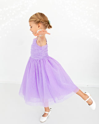 Ballerina Dress | Lavender Sparkle - Eliza Cate and Co