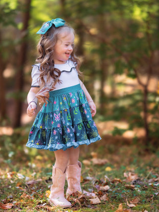 Tiered Twirl Dress | Miracle Girl - Eliza Cate and Co