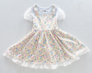 Pinny Twirl Dress | Bitty Blooms *PREORDER* - Eliza Cate and Co