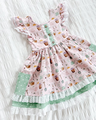 Twirl Dress | Garden Club *PREORDER* - Eliza Cate and Co