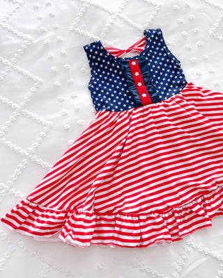 Twirl Dress | Star Spangled - Eliza Cate and Co