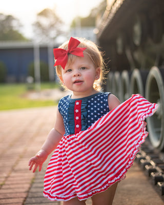 Twirl Dress | Star Spangled - Eliza Cate and Co