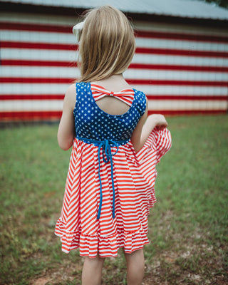 Twirl Dress | Star Spangled - Eliza Cate and Co