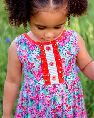 Twirl Dress | Butterfly Blooms *PREORDER* - Eliza Cate and Co