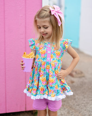 Twirl Tunic Set | Palm Frites *PREORDER* - Eliza Cate and Co