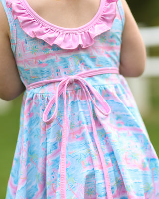 Twirl Dress | Preppy Paradise *PREORDER* - Eliza Cate and Co