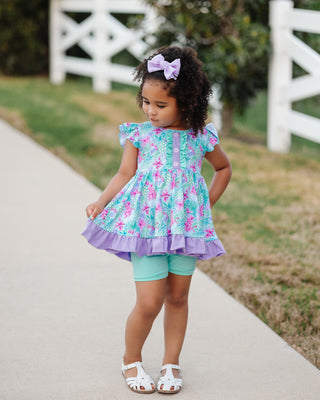 Twirl Tunic Set | Pineapple Paradise *PREORDER* - Eliza Cate and Co