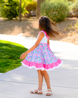 Twirl Dress | Wild Blooms *PREORDER* - Eliza Cate and Co