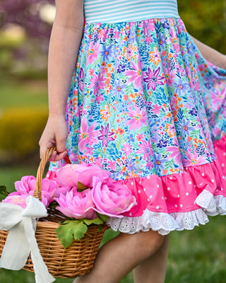 Twirl Dress | Wild Blooms *PREORDER* - Eliza Cate and Co