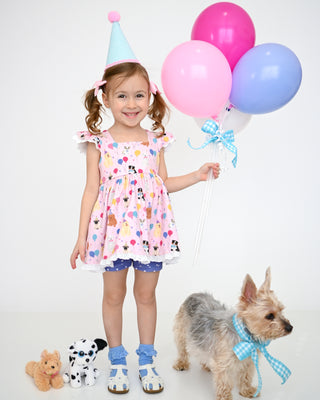 Twirl Tunic Set | Puppy Paw-ty - Eliza Cate and Co