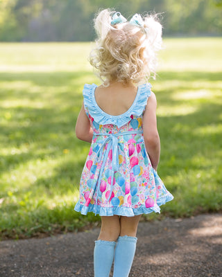 Twirl Dress | Birthday Balloons (3T ONLY) - Eliza Cate and Co