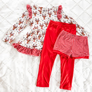 Cozy Twirl 3 Piece Set | Rudy Reindeer *PREORDER* - Eliza Cate and Co