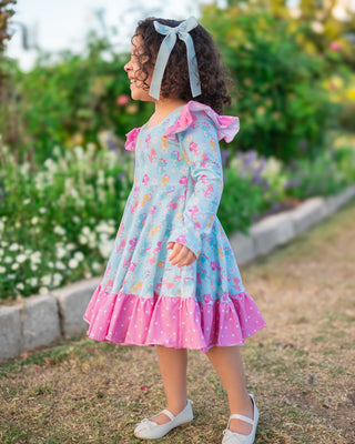 Twirl Dress | Dino Kisses - Eliza Cate and Co