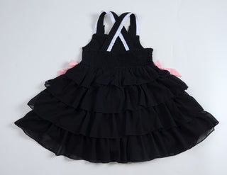 Tiered Pinafore Twirl | Black Cat *PREORDER* - Eliza Cate and Co