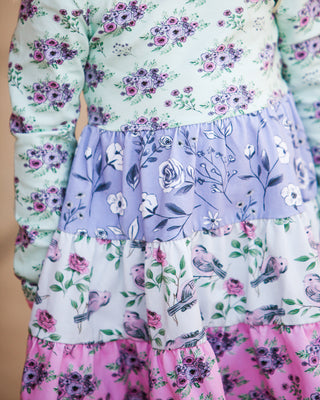 Tiered Twirl Dress | Lilac Gardens