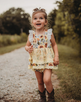 Pinafore Play Set | Sunflowers + Sunshine - Eliza Cate and Co